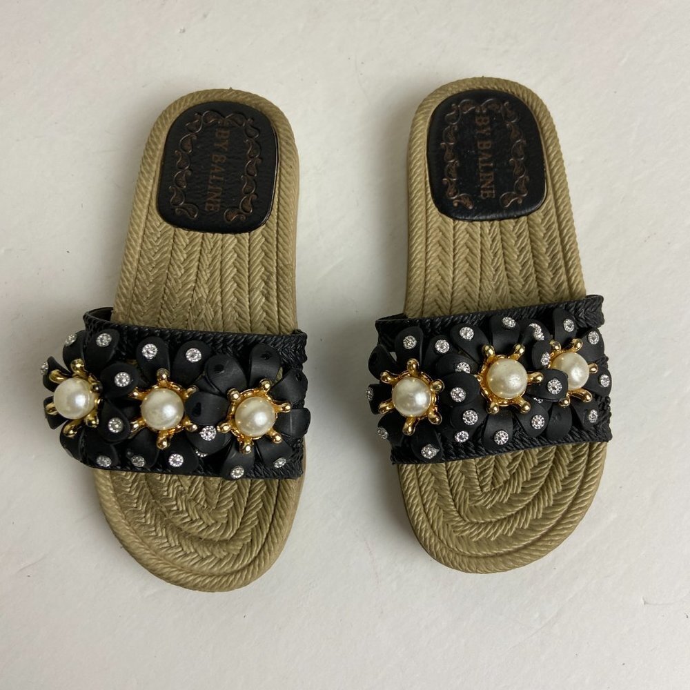 By Baline Girl Sandals Flip Flop Sz 9-9.5 ( EU 26) - Picture 4 of 10
